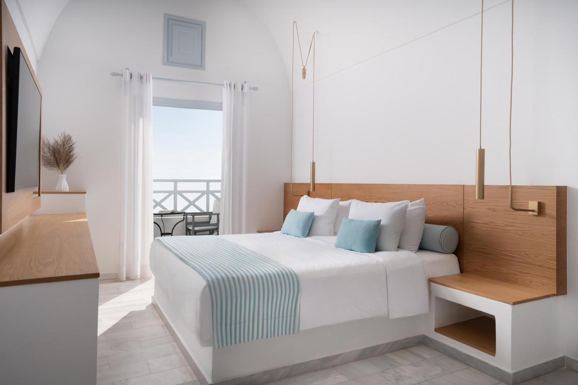 Santorini Kastelli Resort Kamári Exterior foto Deluxe Room with Sea View