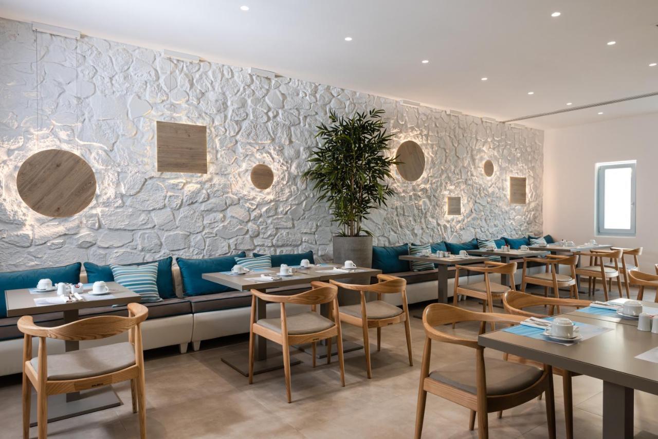 Santorini Kastelli Resort Kamári Exterior foto Restaurant